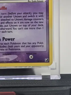 UNOWN Z Z/28 EX Unseen Forces HOLO rare Pokemon TCG card LP - Image 5