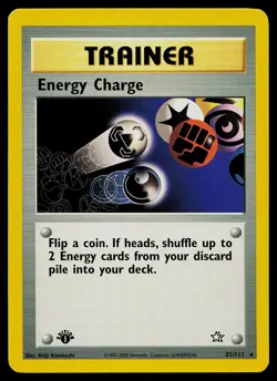 Pokemon Card - Energy Charge Neo Genesis 85/111 Rare 1st Edition - Image 1