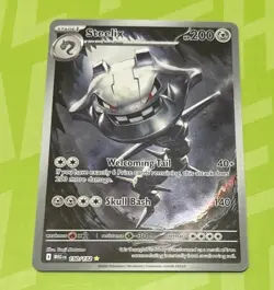 STEELIX POKEMON CARD 150/132 MEGA EVOLUTIONS ILLUSTRATION RARE - Image 1