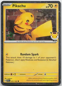 Pikachu - (Cosmo Holo) Promo Miscellaneous Cards & Products 051/162 NM - Image 1