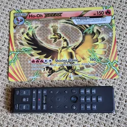 Pokemon Ho-Oh BREAK XY154 Oversized Promo Holo Card Shining Flame XY Set - Image 3
