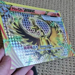 Pokemon Ho-Oh BREAK XY154 Oversized Promo Holo Card Shining Flame XY Set - Image 4