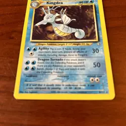 Pokemon TCG Neo Genesis Holo Rare 8/111 Kingdra Vintage WOTC Collectors Card - Image 3