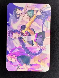 Mira Rumi Zoey KPop Demon Hunters HUNTR/X Casual Streetwear Photo Card - Image 1