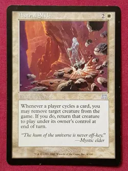Magic The Gathering ONSLAUGHT ASTRAL SLIDE white card MTG - Image 1