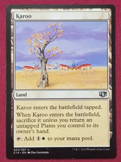 Magic The Gathering COMMANDER 2014 C14 KAROO land card MTG - Image 1