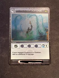 Rage of Aa'une - Rare - Chaotic Card - Rise of the Oligarch N/M - Image 1