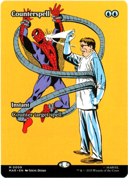 Counterspell (Borderless) 0009 - Marvel's Spider-Man MTG NM/M MAR - Image 1