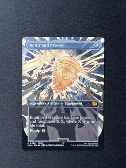 Magic The Gathering Aettir and Priwen (Borderless) Final Fantasy - Image 1