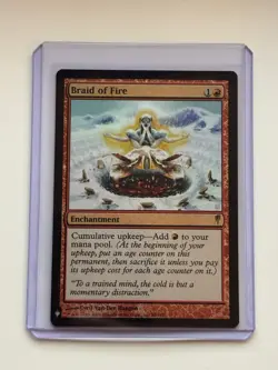 Braid of Fire FOIL The List Reprints #78 NM - MTG ENG - Image 1