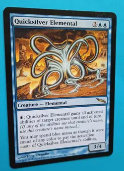 Magic the Gathering MTG Mirrodin QUICKSILVER ELEMENTAL Rare LP/EX 2003 NICE!! - Image 2
