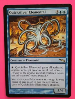 Magic the Gathering MTG Mirrodin QUICKSILVER ELEMENTAL Rare LP/EX 2003 NICE!! - Image 3