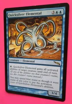 Magic the Gathering MTG Mirrodin QUICKSILVER ELEMENTAL Rare LP/EX 2003 NICE!! - Image 4