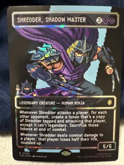 Shredder, Shadow Master (Borderless) Teenage Mutant Ninja Turtles Foil - Image 1