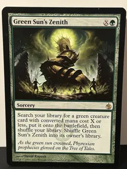 Green Sun's Zenith - Mirrodin Besieged Rare MTG 81 - Image 1