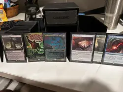 MTG Custom Commander Deck Bracket 3/4 - Teval - Image 1