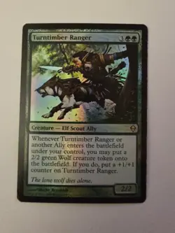 Magic The Gathering, Turntimber Ranger, Zendikar, Foil - Image 1