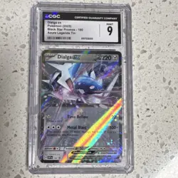 Pokemon TCG Dialga ex Promo Black Star Holo CGC 9 180 Azure Legends Tin - Image 1