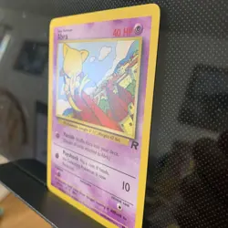 Pokemon TCG Abra 49/82 Team Rocket NM Sumiyoshi Kizuki Vintage Card - Image 2