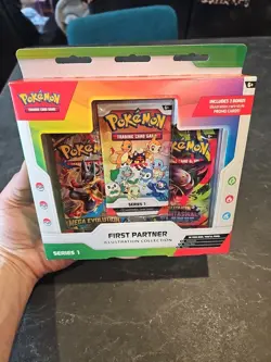 Pokemon First Partner Illustration Collection Box Series 1 Sealed New - Image 1