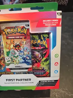Pokemon First Partner Illustration Collection Box Series 1 Sealed New - Image 3