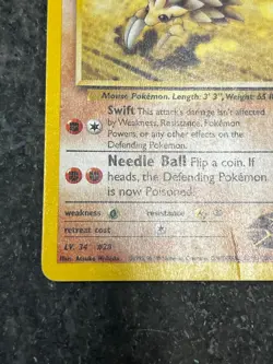 Brock's Sandslash 36/132 - Gym Challenge Vintage Pokemon Card MP - Image 4