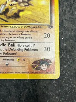 Brock's Sandslash 36/132 - Gym Challenge Vintage Pokemon Card MP - Image 5