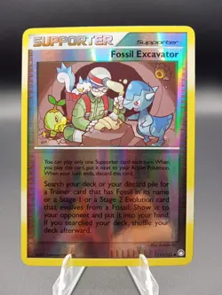 2007 Pokemon Mysterious Treasures Fossil Excavator #111 - Image 1