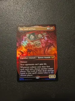 The Lord of Pain (Borderless) Commander: Duskmourn: House of Horror Foil NEW - Image 1