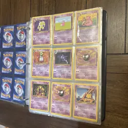 Massive Pokemon Tcg Wizards Binder Lot Vintage Wotc Fossil Set Gym Hero Rare Wow - Image 2