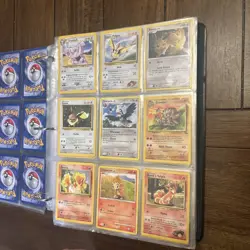 Massive Pokemon Tcg Wizards Binder Lot Vintage Wotc Fossil Set Gym Hero Rare Wow - Image 3