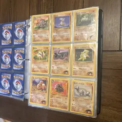 Massive Pokemon Tcg Wizards Binder Lot Vintage Wotc Fossil Set Gym Hero Rare Wow - Image 4