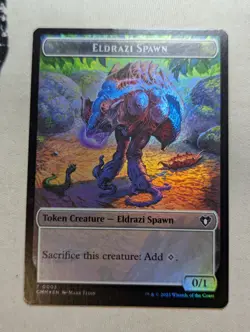 Token - Eldrazi Spawn & Ogre - MTG - CMM 0003 & 0028 - FOIL - Image 1