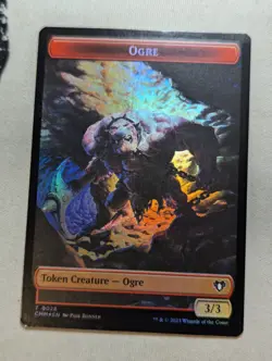 Token - Eldrazi Spawn & Ogre - MTG - CMM 0003 & 0028 - FOIL - Image 2