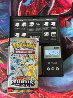 VERY HEAVY! GOD PACKUUU 22.75g Prismatic Evolutions Pokemon TCG Booster (SEALED) - Image 1