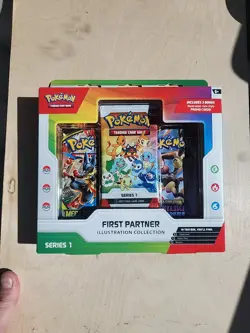 IN HAND Pokemon TCG First Partner Illustration Collection Series 1 Box Sealed - Image 1