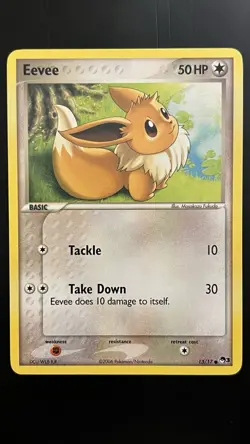 Eevee 013/017 NM POP Series 3 Promo Pokemon TCG Regular - Image 1