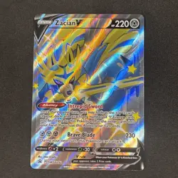 Zacian V (Shiny) SWSH292 SWSH: Sword & Shield Promo Cards Holo Pokemon - Image 1