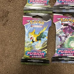 Pokemon Fusion Strike 6 sleeved booster packs - Image 2