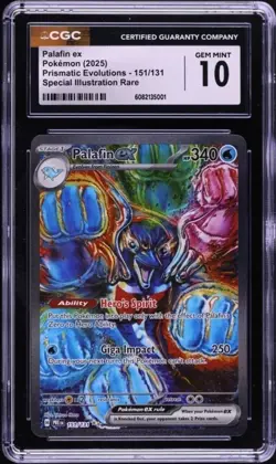 The Pokemon Company Pokemon TCG Palafin ex 151/131 Prismatic Evolutions CGC 10 - Image 1