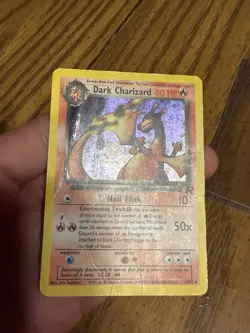 Pokemon TCG Dark Charizard Team Rocket Holo Rare 80 HP 4/82 English WOTC - Image 2