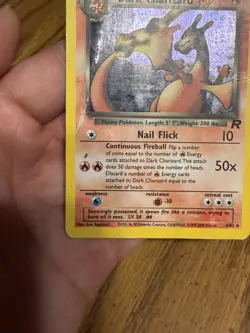 Pokemon TCG Dark Charizard Team Rocket Holo Rare 80 HP 4/82 English WOTC - Image 4