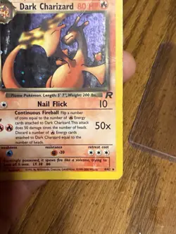 Pokemon TCG Dark Charizard Team Rocket Holo Rare 80 HP 4/82 English WOTC - Image 5