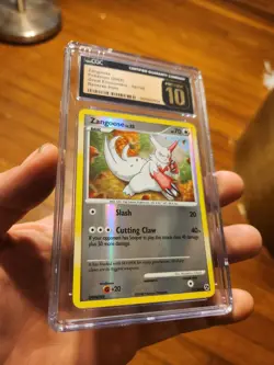 (POP 10) CGC 10 PRISTINE Zangoose 59/106 REVERSE HOLO Great Encounters Pokemon - Image 1