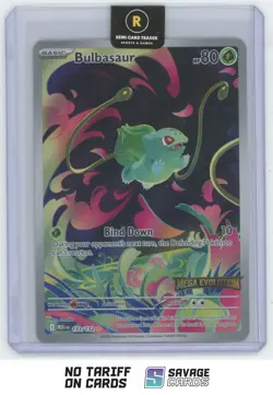 2025 Pokemon Mega Evolution Bulbasaur #133/132 Illustration Rare - Image 1