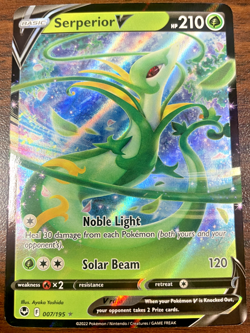 Pokemon TCG - Silver Tempest - Serperior V 007/195 Ultra Rare - Near Mint - Image 1