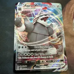 Aggron VMAX 097/172 Brilliant Stars Ultra Rare Pokemon TCG NM/MINT - Image 2