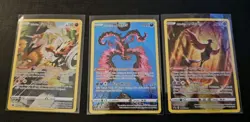 LP Galarian Articuno Zapdos Moltres Set Legendary Birds Crown Zenith Pokemon TCG - Image 1