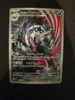 Pokemon TCG Galarian Obstagoon 245/ Holo Foil Full Art Rare - Image 1