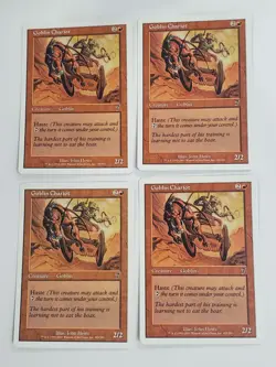 MTG Playset 4x Goblin Chariot (7th Edition/Red/C) - BGM - Image 1